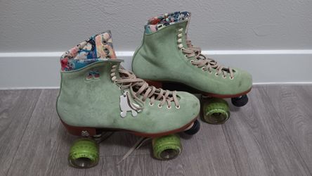 Moxi Lolly Roller Skates, Size 8, Honeydew
