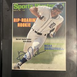 Kirk Gibson  Hand Autographed .authentic   Photo 1980 