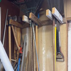Shovels, Axes, Rakes Text For Prices