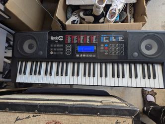 RockJam RJ761 61-Key Electronic Keyboard with Stand