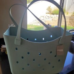 kirklands rubber tote bag