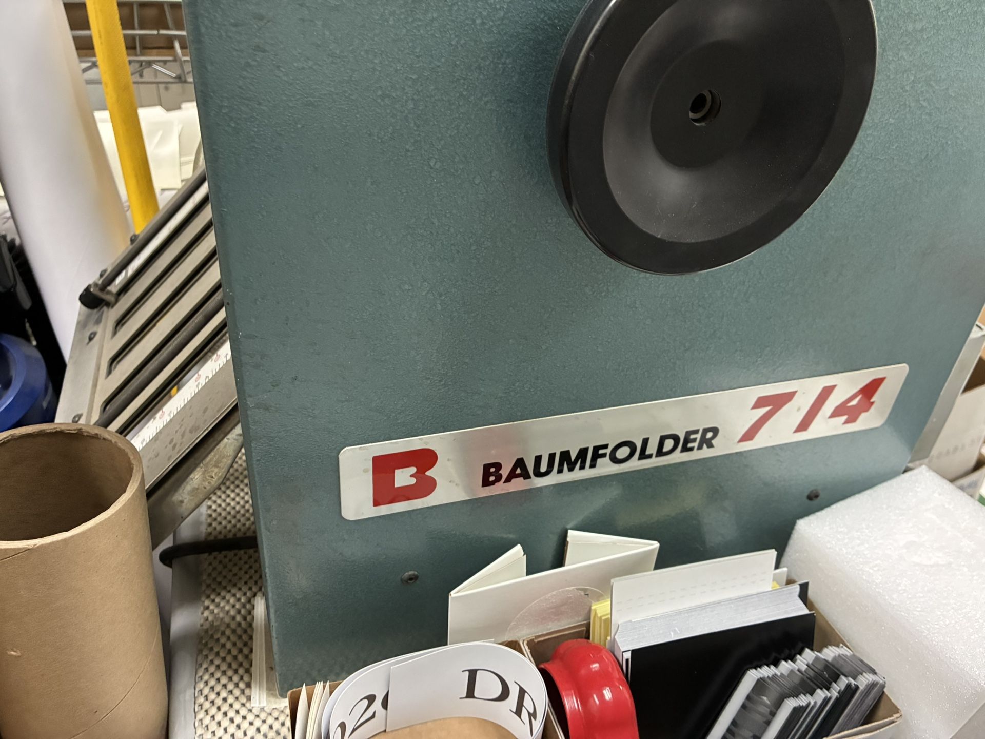 BaumFOLDER 714 Folding Machine Vac/air Model