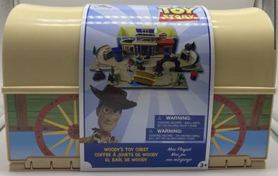 DISNEY PARKS TOY STORY WOODY'S TOY CHEST PLAY SET NEW WITH BOX