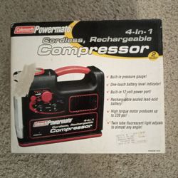Coleman Powermate Cordless Rechargeable  Compressor
