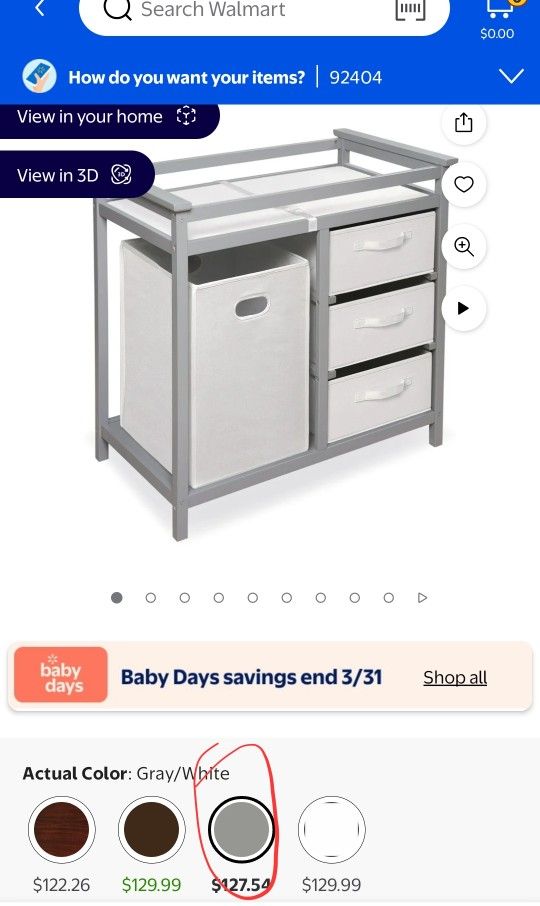 Changing Table