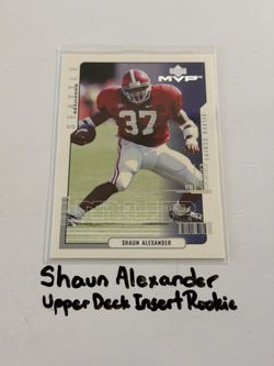 Shaun Alexander Seattle Seahawks All-Pro RB Upper Deck Short Print Insert Rookie Card.