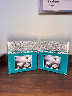 Vintage Acrylic Coaster/Napkin Holder Set. 8 Coasters and Caddy. 1994