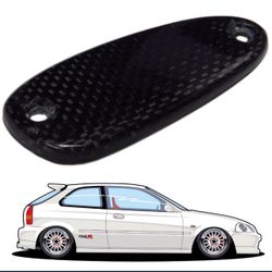 Carbon Fiber Antenna Delete Block Off Plate for Honda Civic 1992 through 2000