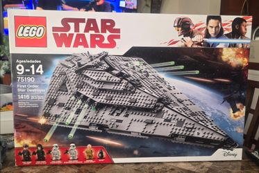 LEGO 75190 First Order Star Destroyer Star Wars New and Available!