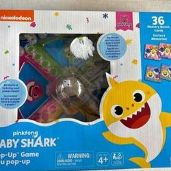 Brand New Never Used Still In The Box Baby Shark Pop Up Game