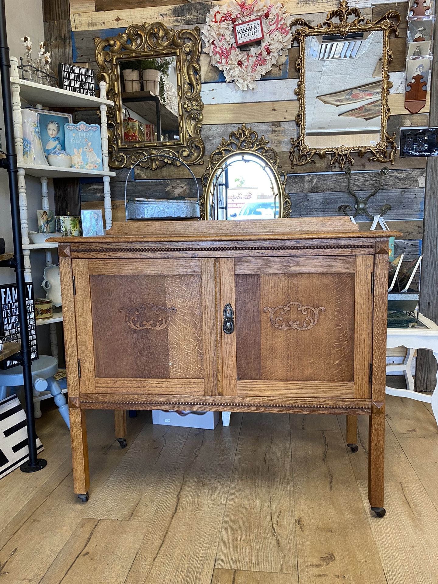 Antique Small Sideboard Buffet for Sale in Hemet CA OfferUp