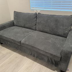 Living Spaces Grey Couch