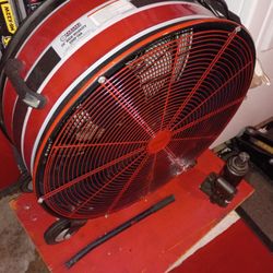24" Industrial Shop Fan Great Condition 