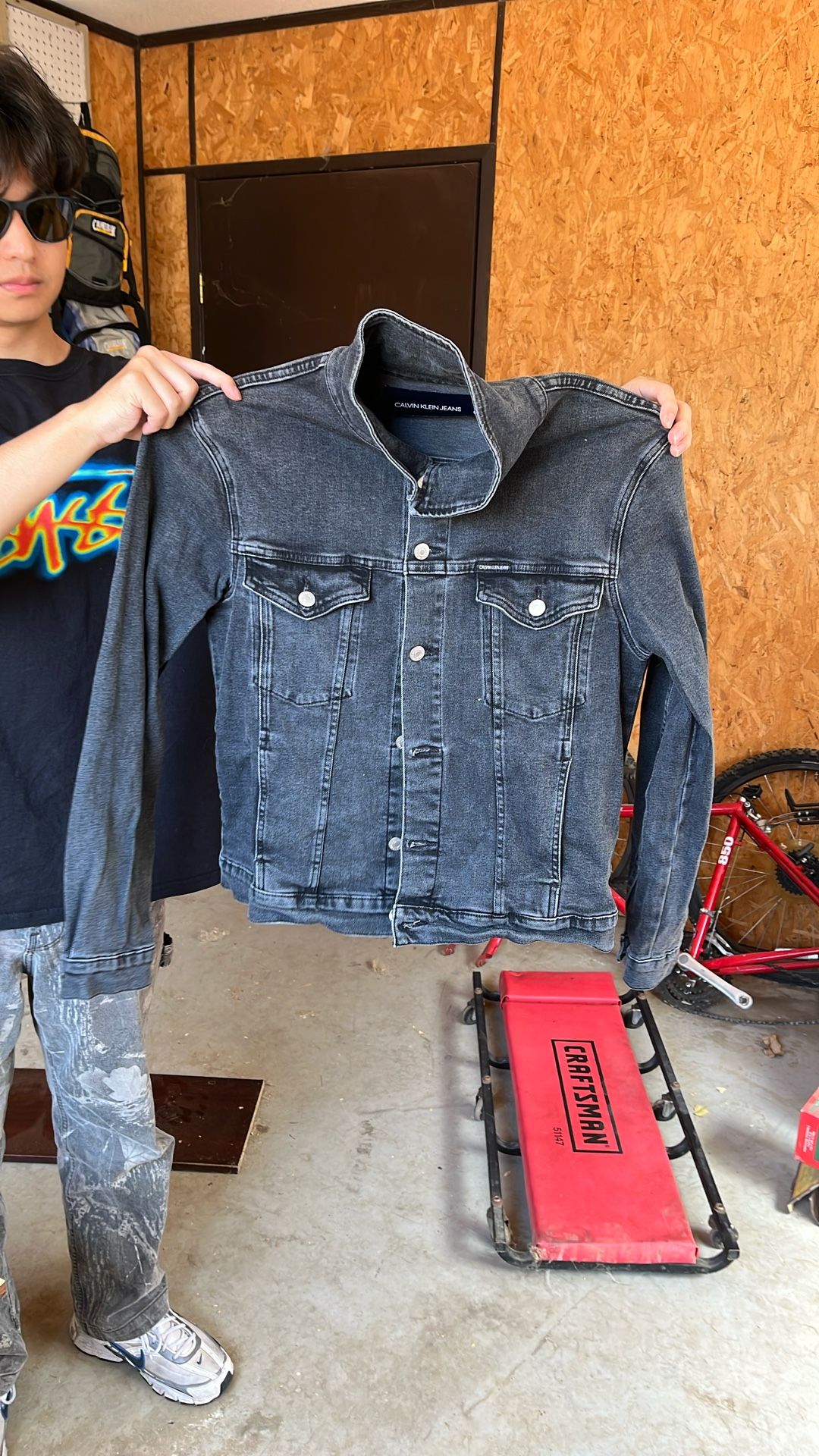 Black denim Jacket