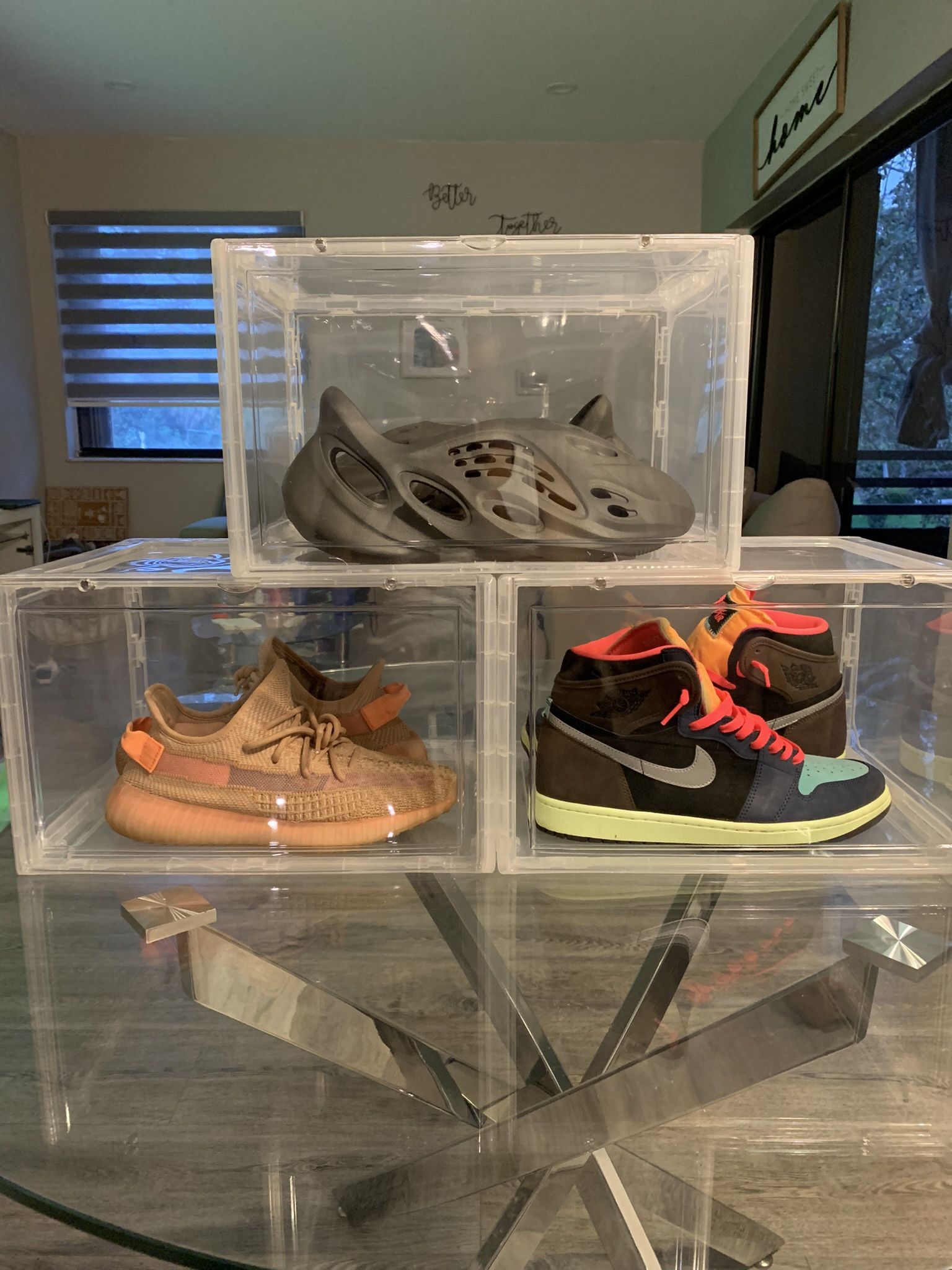 3 Clear Shoe Boxes 50$ 3b