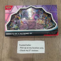 Pokemon Mimikyu Ex & Alcremie Ex Premium Collection TARGET EXCLUSIVE In Hand