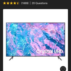 Samsung Crystal Smart Tv 65inch