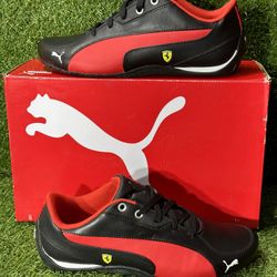 PUMA FERRARI DRIFT CAT 5 NM II ,COLOR BLACK AND RED ,SIZE 7 MEN’S,NOY ORIGINAL BOX 