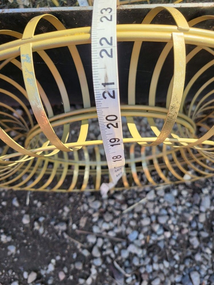 Vintage Gold Metal Mirror