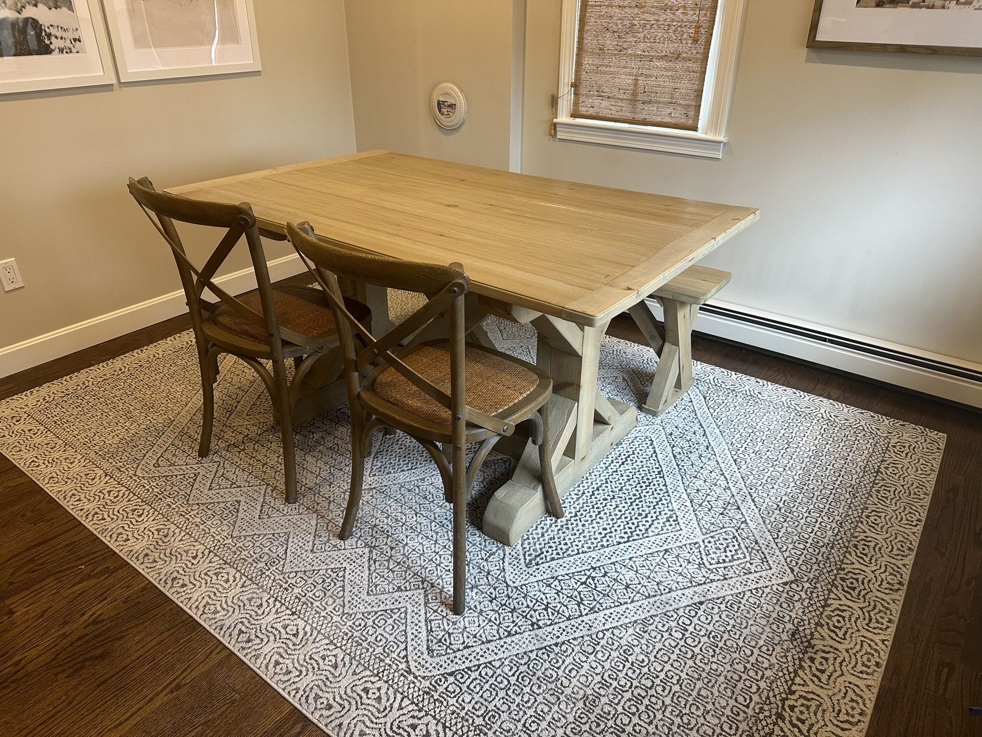 Farmhouse Dining Table Set