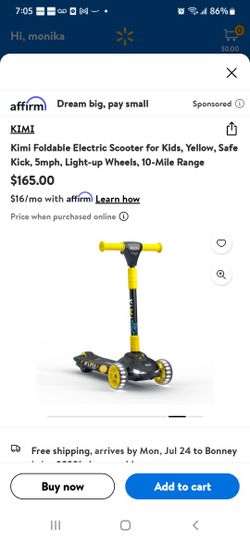  Electric Scooter BIG KID LED Lights New