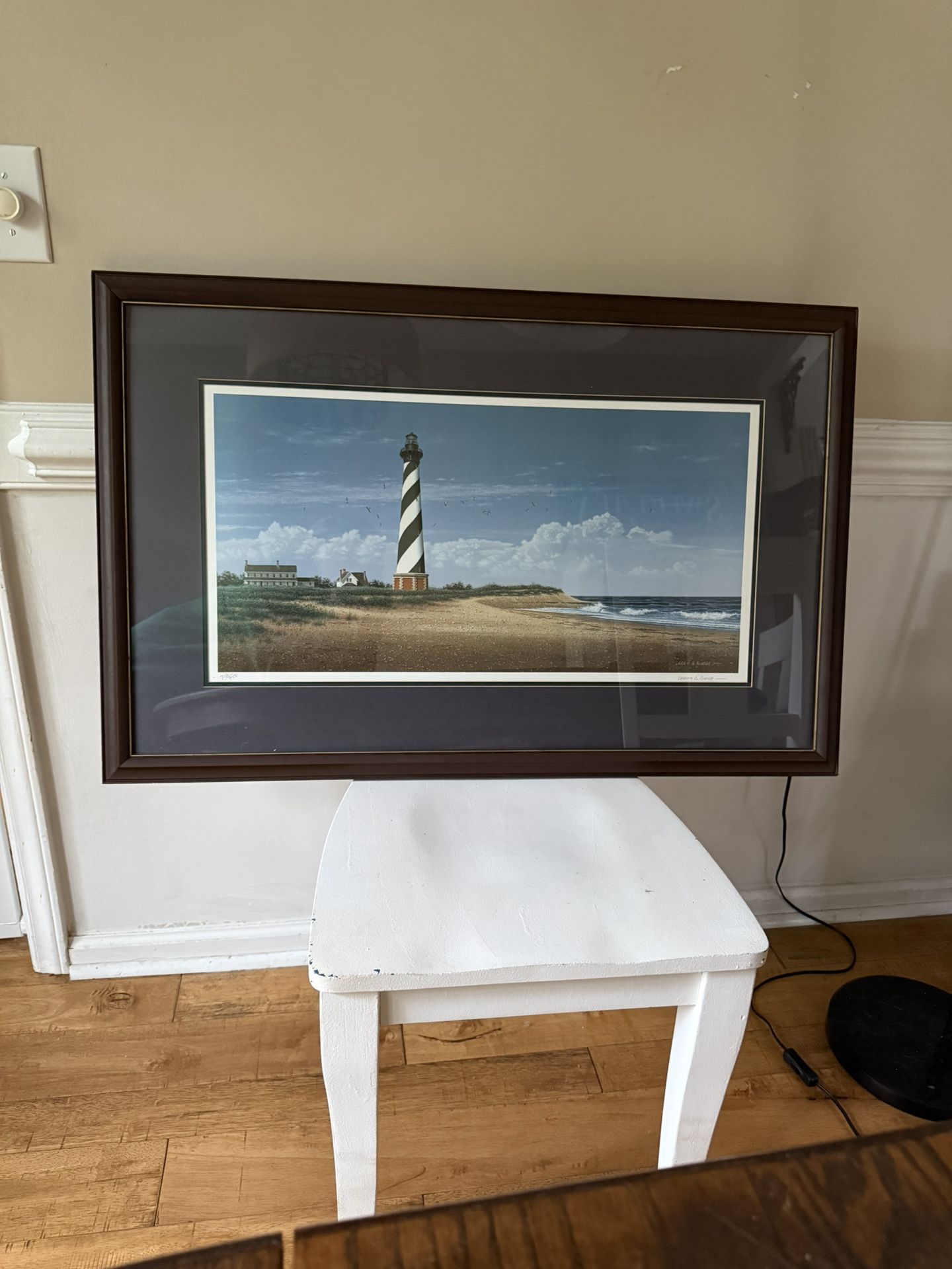 The Cape Hatteras Lighthouse In NC print By Larry Burge