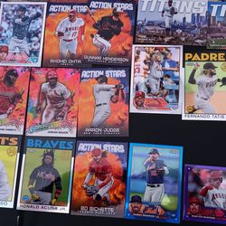 Topps Chrome Baseball Card Lot ****** Silvers And Rookies