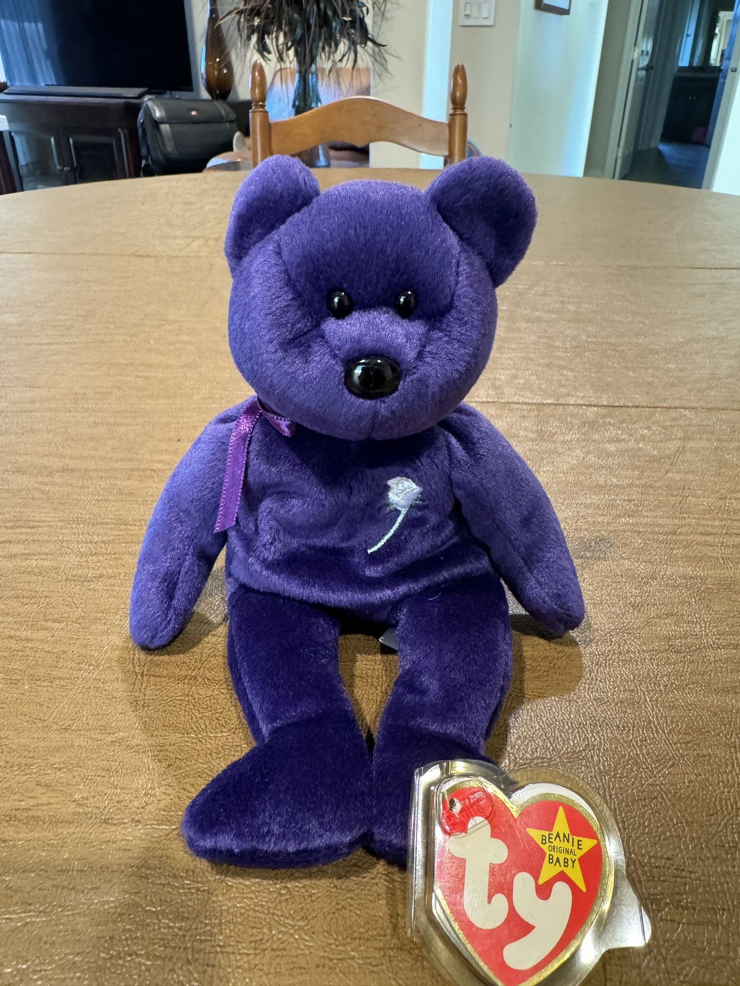 Ty Rare Beanie Babies Princess Diana. Very Rare Bear! Investment Piece $410 LR