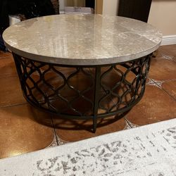 Round Marble Coffee Table