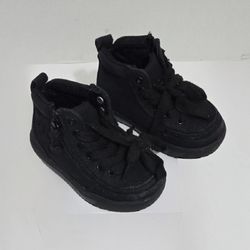 Billy MDR High Youth Kids Size 6w Shoes Triple Black ZipTrainer Sneakers