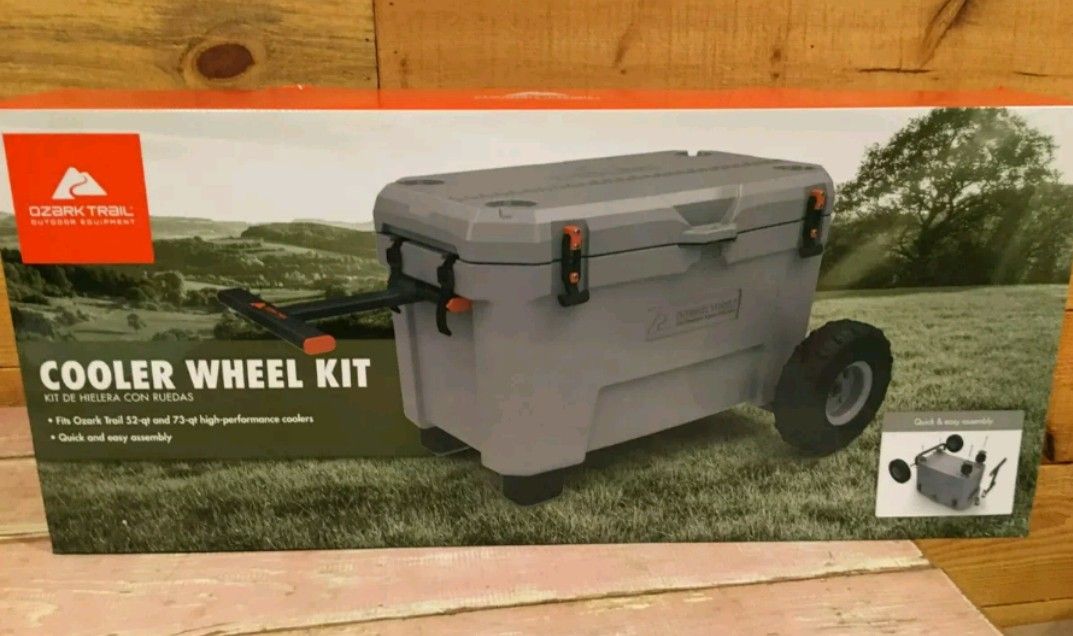 Ozark cooler wheel kit.