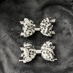 Jack Skeleton Hair Bow