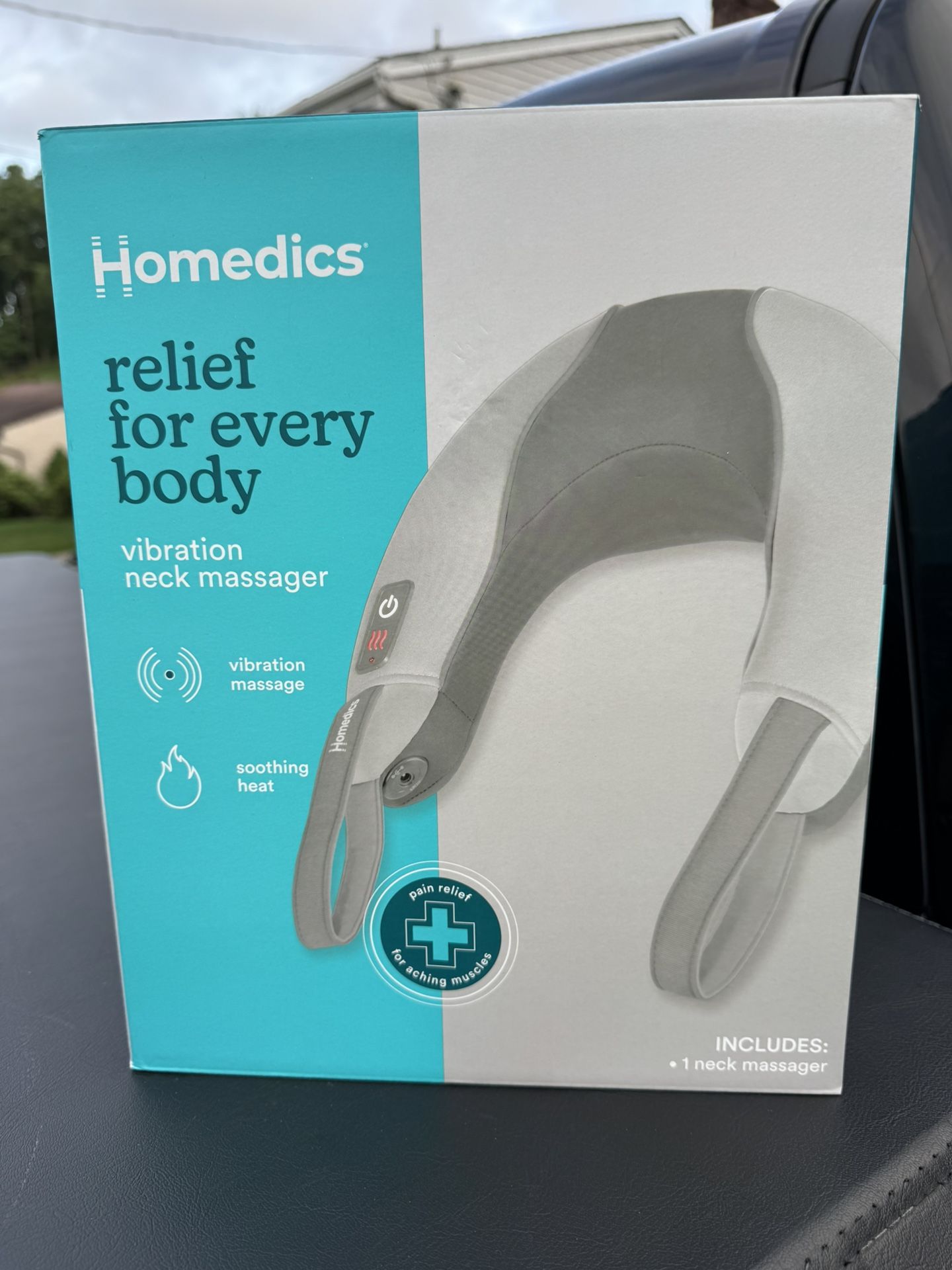 HoMedics Vibration Neck Massager with Soothing Heat.