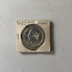 CINCO PESOS HIDALGO 1952