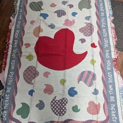 Heart Throw Boanket