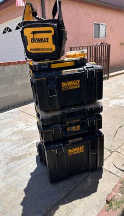 DEWALT Tool Box and TOUGHSYSTEM 2.0 SET
