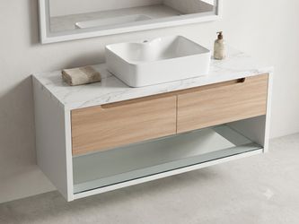 ✨ Modern Floating Bathroom Vanity Set with LED Mirror - $600 ✨