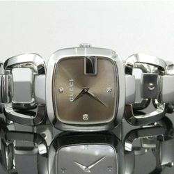 New In Box! G Gucci Silver Diamond Women’s Watch