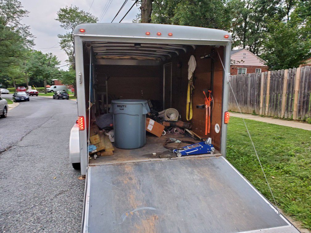 Wells cargo (14x7x7 utility enclosed trailer,)