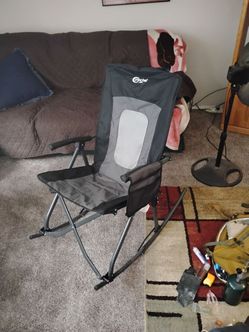 Portal oversized camping rocking chair