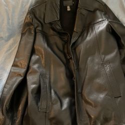 J Crew Leather Car Coat