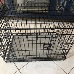 Heavy Duty Double Door Pet Crate / Cage w/ Puppy Divider  /  30’ Front and side doors