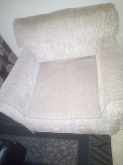 Very Nice oversized Chair with Ottoman