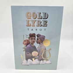 GOLD LYRE Tarot Cards with Guide Book Complete Set Devine Feminine *brand New*