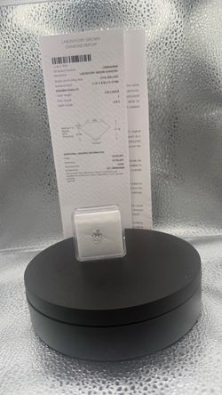 IGI Certified Lab Grown Oval Diamond 3.05ct F VVS2