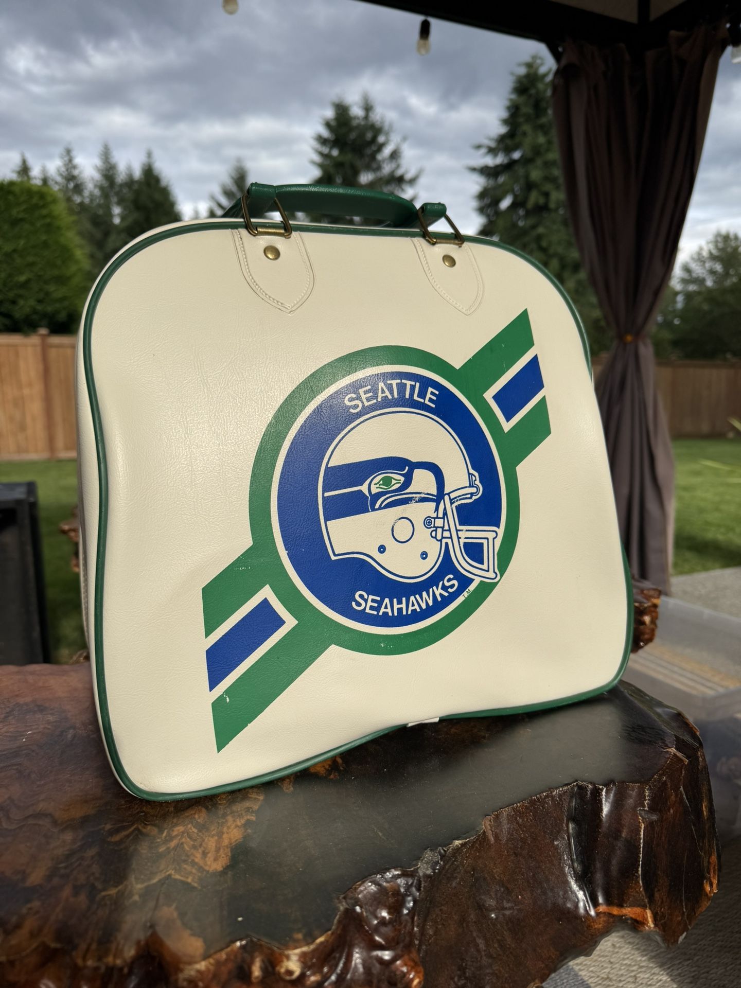Vtg RARE Seahawks Bowling Bag
