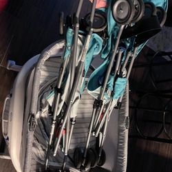 Graco Bassinet Sense2Snooze & 2 Strollers