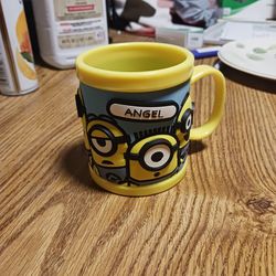 Despicable Me Minion 3D Coffee cup mug Universal Studios Name Angel