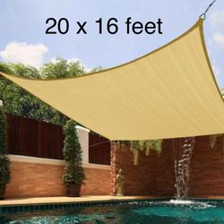 Patio Cover Sunshade Canopy Tent 20x16 Feet