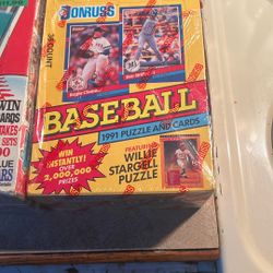3 Sealed Baseball Decks $50